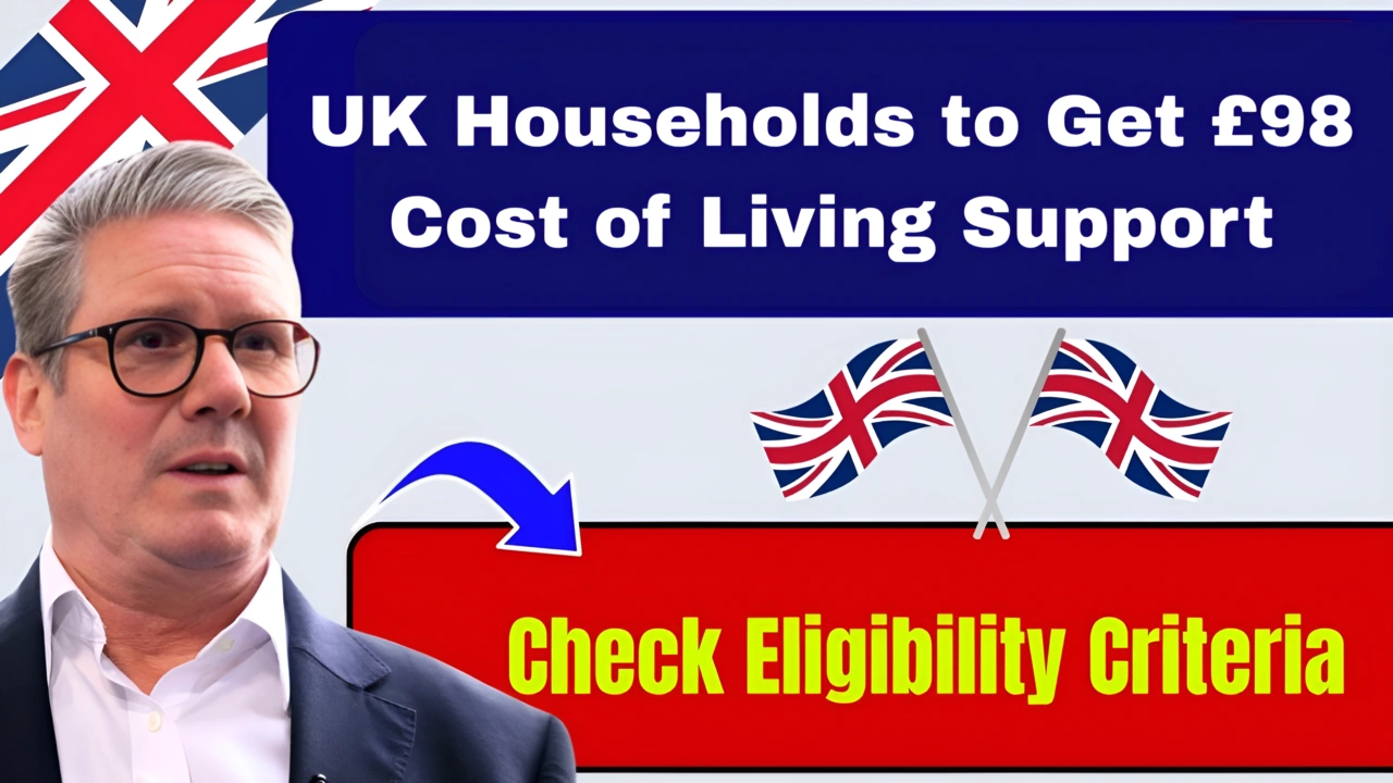 UK Households to Get £98 Cost of Living Support